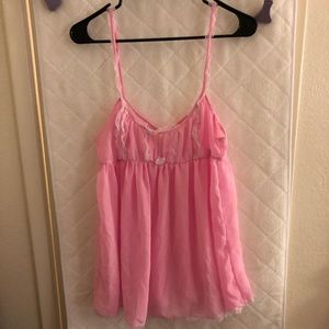 Victoria Secret babydoll nighty- L